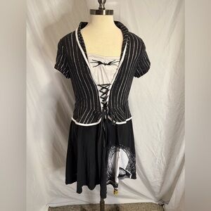 Disney Black and White Dress